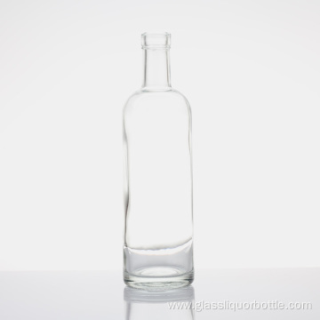 Flint Cork Top With Flat Shoulder Glass Bottles